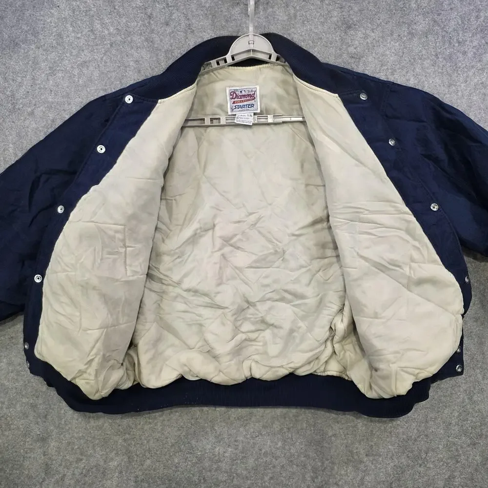 Vintage New York Yankees‎ Jacket Mens XL Blue MLB Baseball Starter Varsity 90s